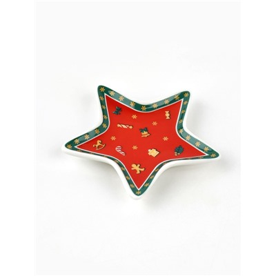 Подставка для чайных пакетиков новогодняя «Пряничные человечки», 8.7×8.7 см