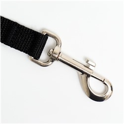 Поводок, 3 м × 2 см, чёрный