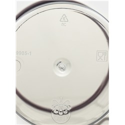 Банка для сыпучих продуктов Полимербыт, 700 мл, с ложкой, прозрачная, пластик, МИКС