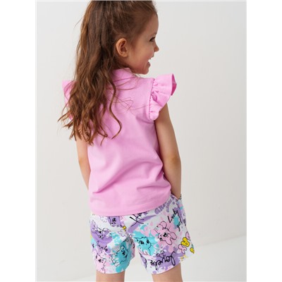 Шорты трикотажные для девочек, 2 шт в комплекте