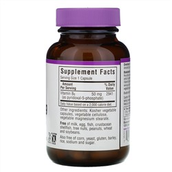 Bluebonnet Nutrition, P-5-P, 50 мг, 90 растительных капсул