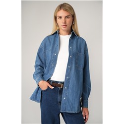 Женская джинсовая рубашка Happyfox