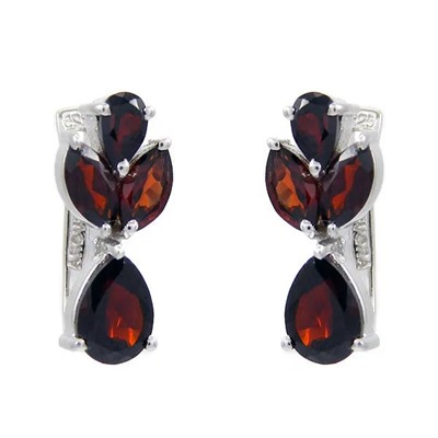 Серьги из серебра гранат, Свод