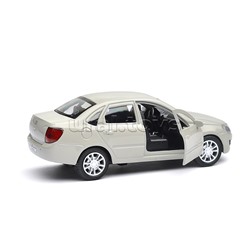Машина металл LADA granta 11,5 см, (двери, серебристый) инерц, в коробке
