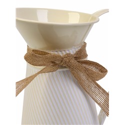 Кашпо «Кувшин Гленн», 12×12×20 см, бежевое