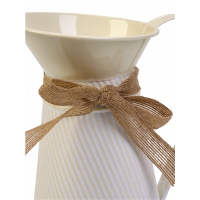 Кашпо «Кувшин Гленн», 12×12×20 см, бежевое