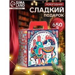 Сладкий новогодний подарок «Гжель», детский, 650 г