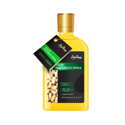 Кедрового ореха масло / 0,1 л / фляжка / ТМ BioNergy