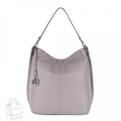 Сумка женская кожаная 18307 gray white Polina&Eiterou