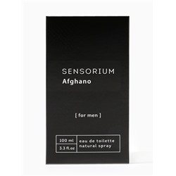 Туалетная вода мужская Sensorium Afghano, 100 мл