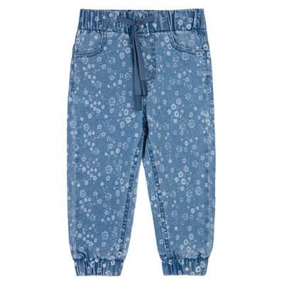 Брюки детские текстильные джинсовые для девочек