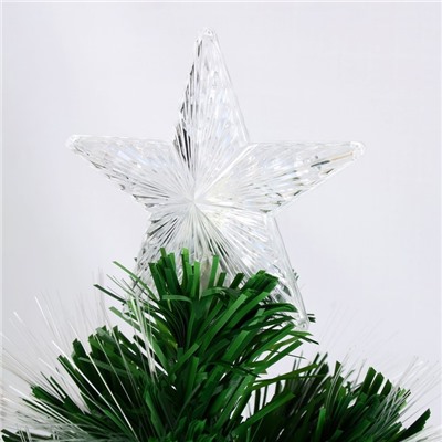 Ёлка светодиодная «Пучок перелив» 120 см, диаметр нижнего яруса 64 см, 125 ПВХ веток, 8 режимов, свечение белое/тёплое белое