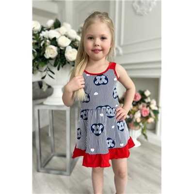 Сарафан 5109 детский (Синий)