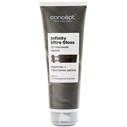 CONCEPT Infinity Маска оттеночная Ultra Gloss "Пепельный графит" 250 мл