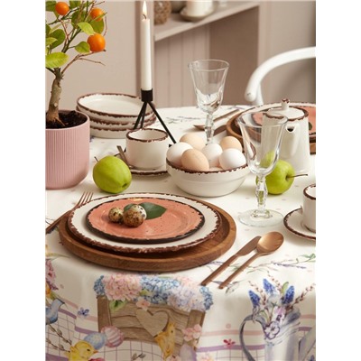 Скатерть «Этель» Spring easter d=149 см ±3 см, 100% хлопок, саржа 190 г/м²