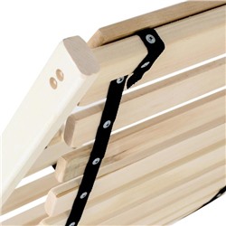 Шезлонг деревянный, 65×103×15 см, складной, липа