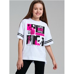 Фуфайка трикотажная для девочек (футболка)