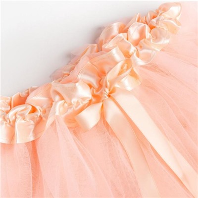 Юбка трёхслойная KAFTAN, персиковый, 25×22 см