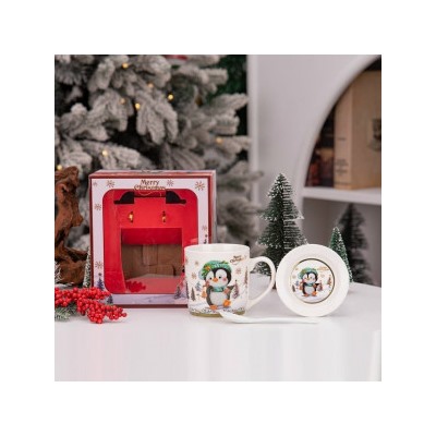 Подарочный набор кружка с ложкой #23098348