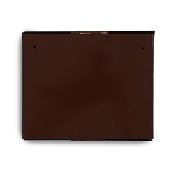 Ящик почтовый с замком, горизонтальный «Мини», коричневый