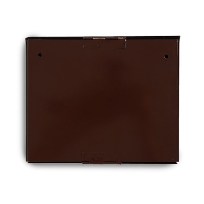 Ящик почтовый с замком, горизонтальный «Мини», коричневый