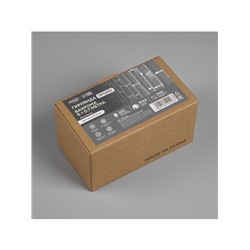 Гирлянда «Бахрома» 6×0.7 м, IP44, УМС, белая нить, 120 LED, свечение белое, 220 В