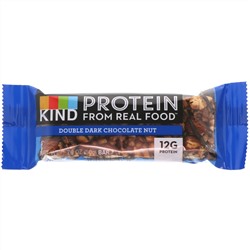 KIND Bars, Протеиновые батончики, Двойной темный шоколад и орех, 12 баточников, 1,76 унц. (50 г) каждый