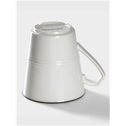 Кружка Magistro «Морской бриз», 300 мл, фарфор, белая