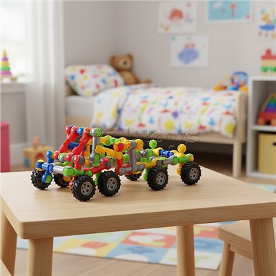 Конструктор "Машина" (70 дет.) в коробке