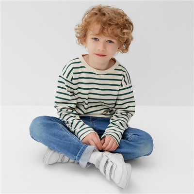 Лонгслив детский KAFTAN «Полоска», размер 36 (134-140 см)