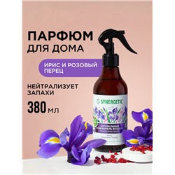 Освежитель воздуха SYNERGETIC «Ирис и розовый перец» 380 мл