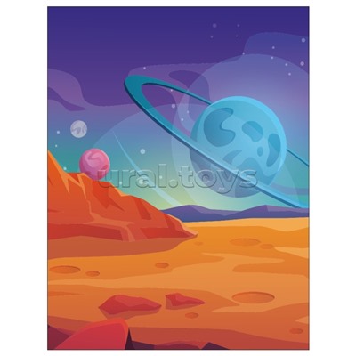 Веселые наклейки. В космосе