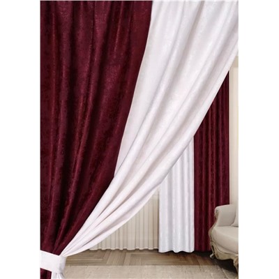 Комплект шторы и тюль #23095099