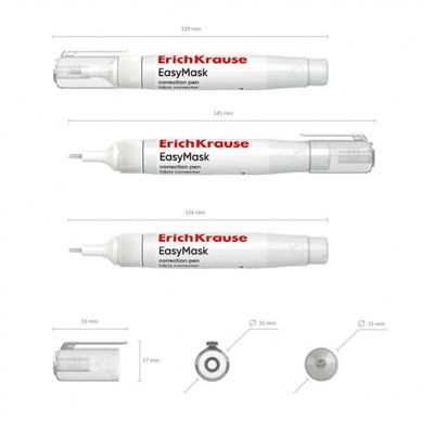 Корректор-ручка  7мл "Лёгкий штрих" 55989 ErichKrause