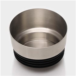 Кувшин для воды Magistro «Грация», 1.1 л, 10×24.5 см, с металлической крышкой, стекло, прозрачный