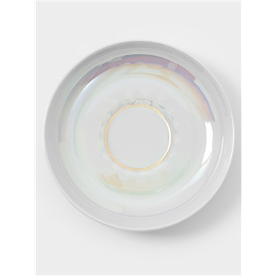 Чайная пара Добрушский завод «Мадонна»: 2 предмета: чашка 250 мл, блюдце d=15 см, фарфор, белая