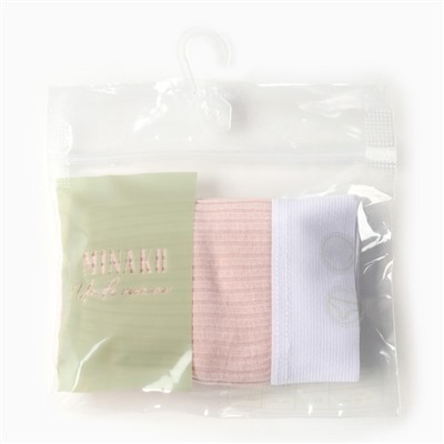 Трусы женские слипы MINAKU в рубчик, размер 40-42, бежевые