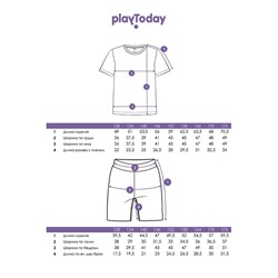 Комплект трикотажный для мальчиков: фуфайка (футболка), шорты