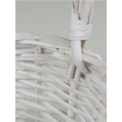 Набор корзин плетёных Flagstaff, ива, 3 шт., белый