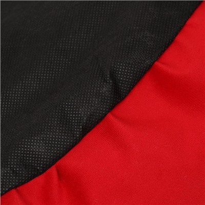 Лежанка «Снежок», 56×46×13 см, красный