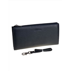 Клатч мужской из натуральной кожи, цвет черный