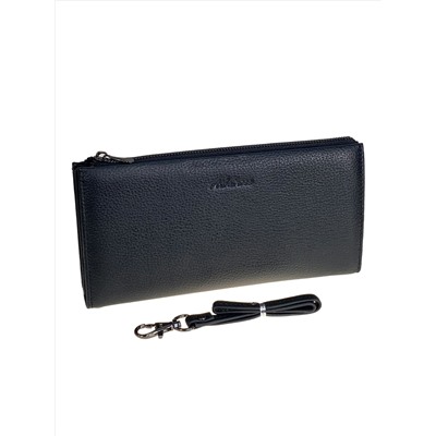 Клатч мужской из натуральной кожи, цвет черный