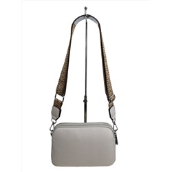 Женская сумка из искусственной кожи, цвет светло серый