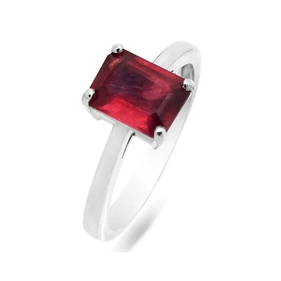 Кольцо из серебра рубин корунд, SL-RIC52