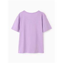 Футболка женская Ohana market, сиреневая, размер 46