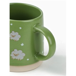 Кружка керамическая «Барашек», 360 мл, ручная работа