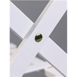 Подставка для цветов Greengo, 6 полок, 50×25×110 см, напольная, бамбук, белая