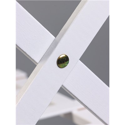Подставка для цветов Greengo, 6 полок, 50 × 25 × 110 см, напольная, бамбук, белая