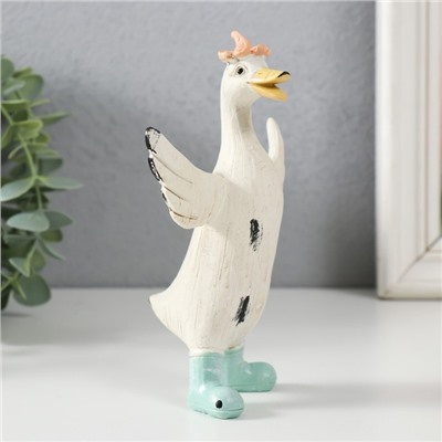 Фигурка полистоун «Танцующий гусь», 10×7×15 см