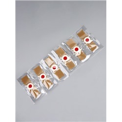 Пластырь для ног, набор - 12 шт., на клеевой основе, бежевый